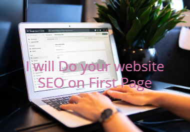 I will do your website SEO on First Page 