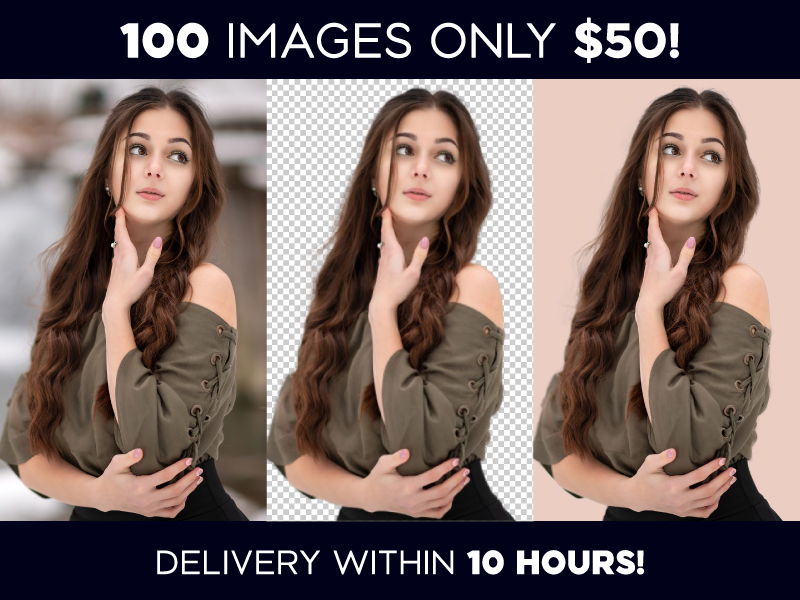 I will remove the background within 2 hr