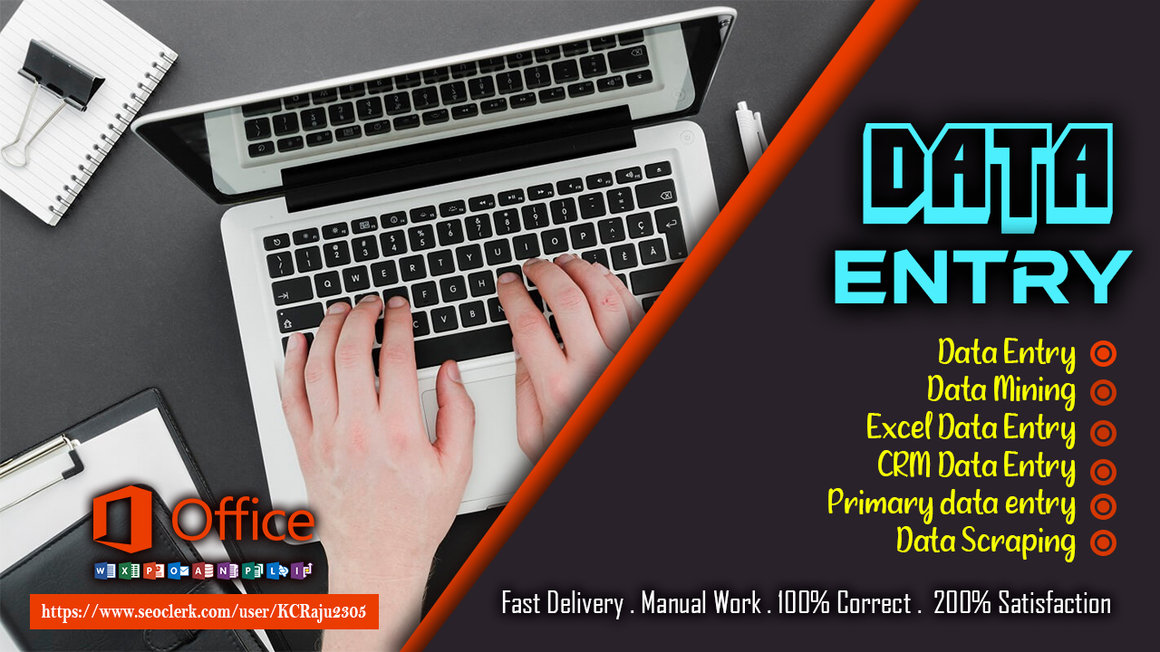 Data Entry & Data Scraping Service with Fast Delivery