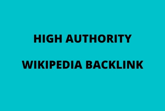A Powerful and High Authority Niche Relevant Wikipedia Backlinks