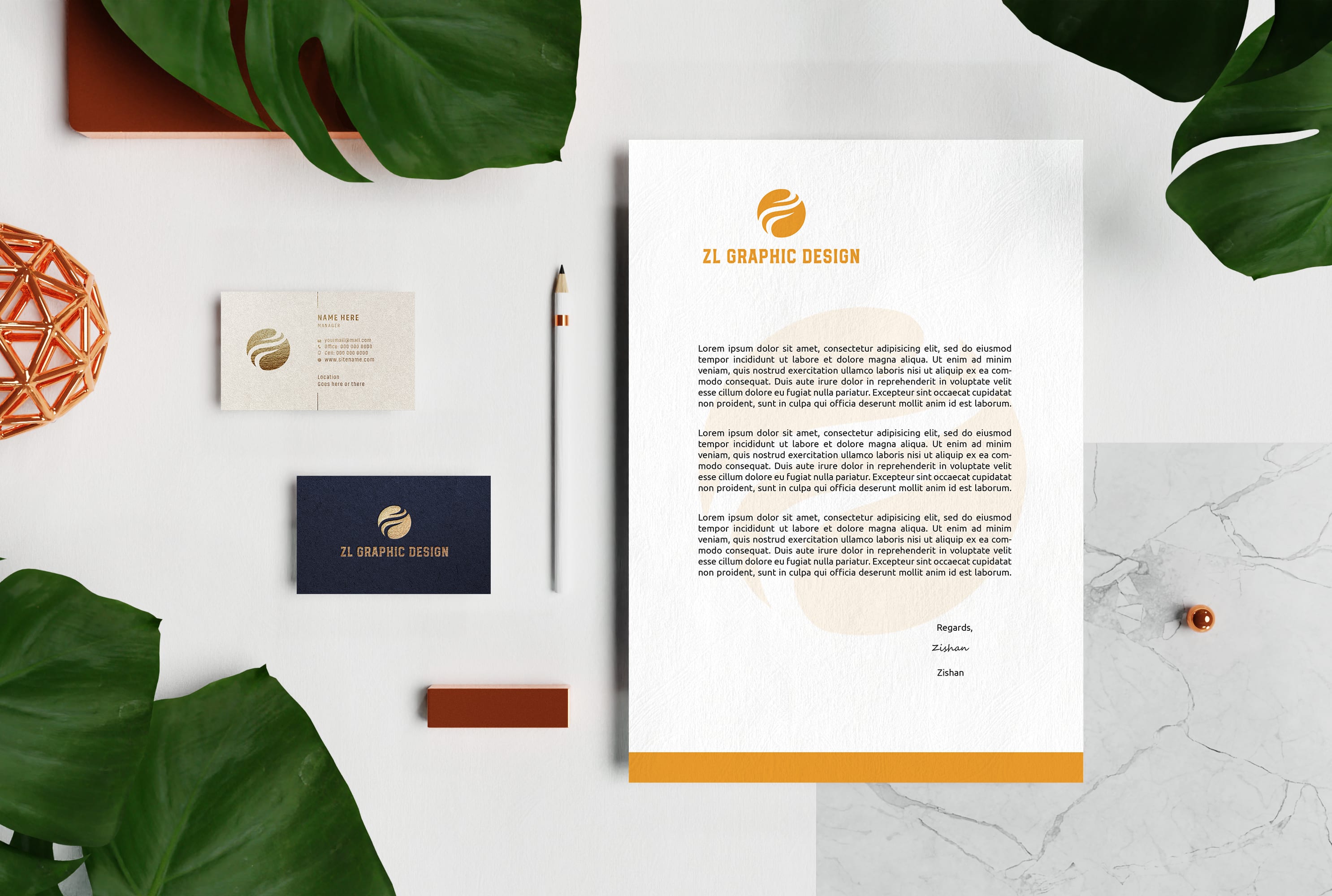 I will design logo, business card and stationery so fast