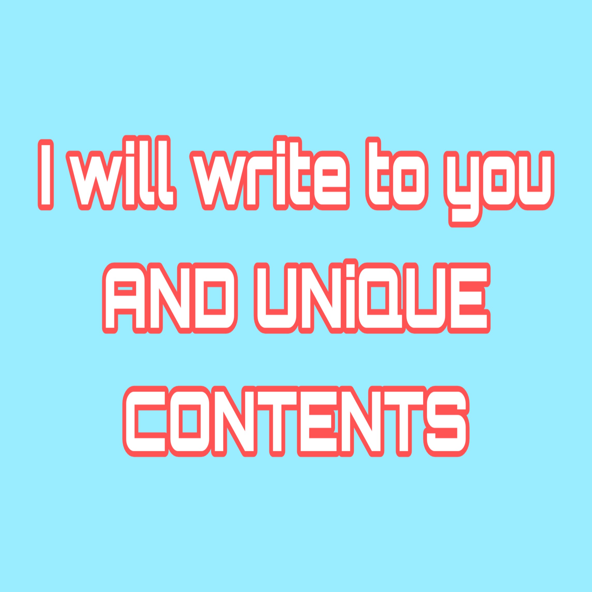 I will be writing +700 a word for To improve To improve the level and the seo Your