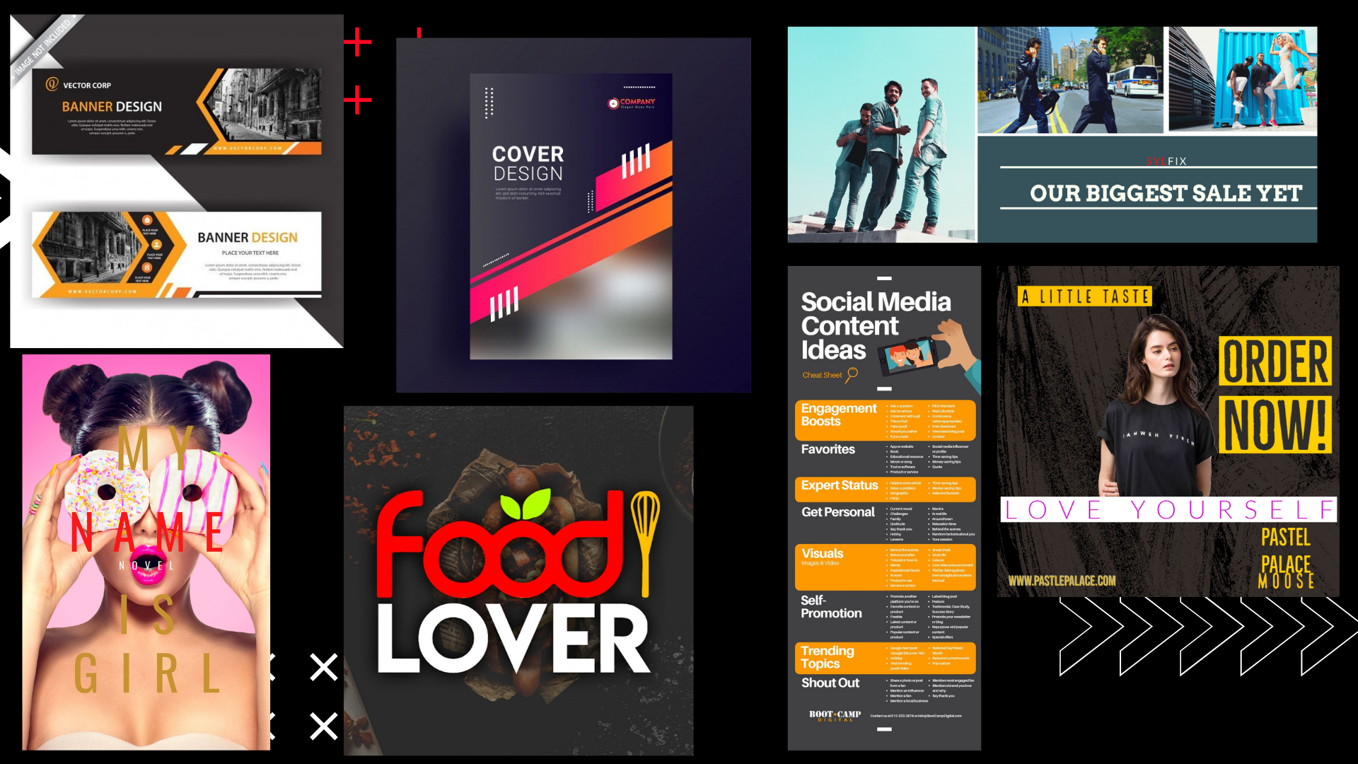 creative social media marketing and social media desi...