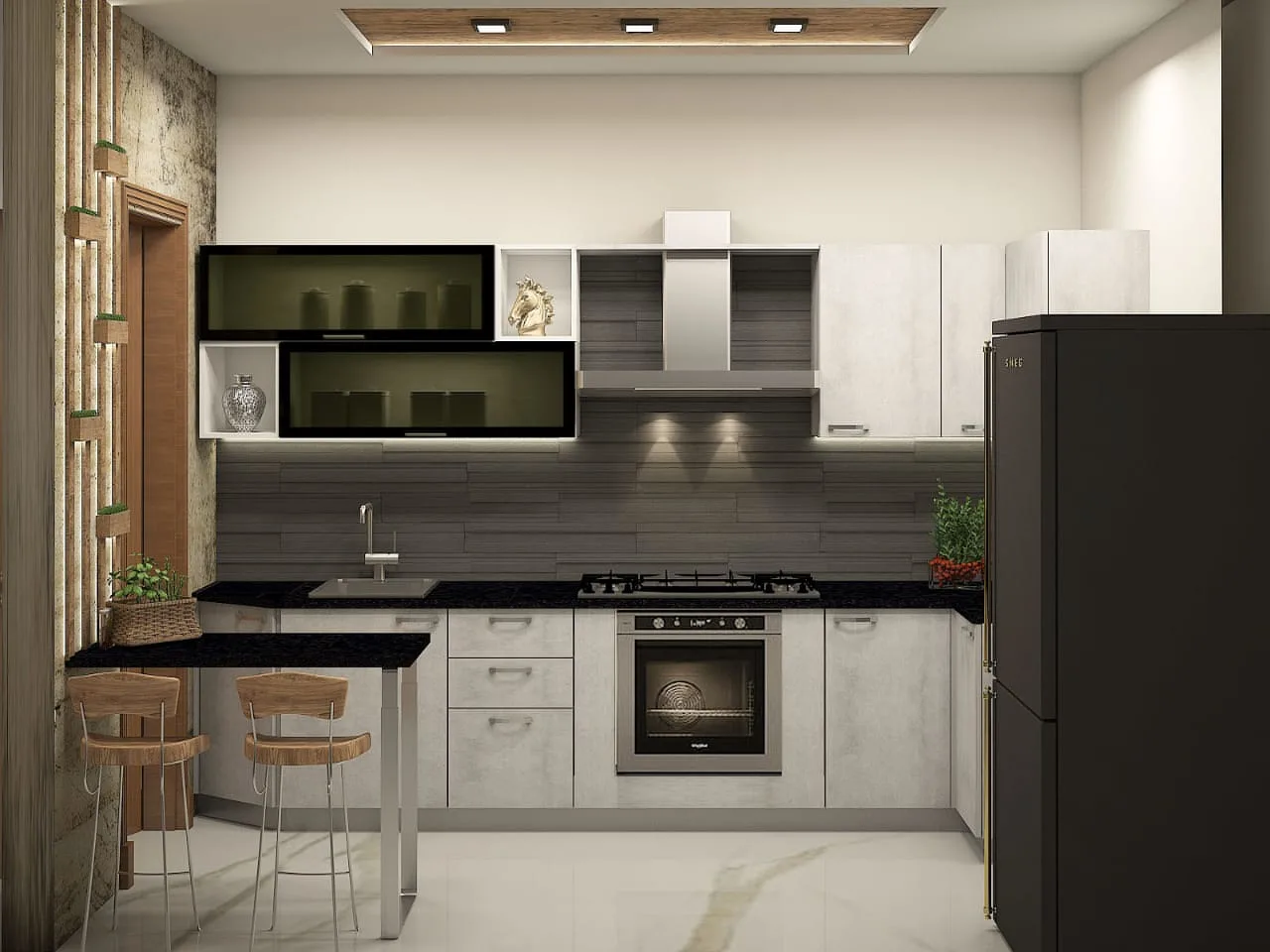 design, model and render your kitchen, living room and bathroom