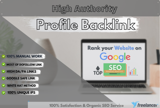 I will do 70 high domain authority SEO dofollow profi...