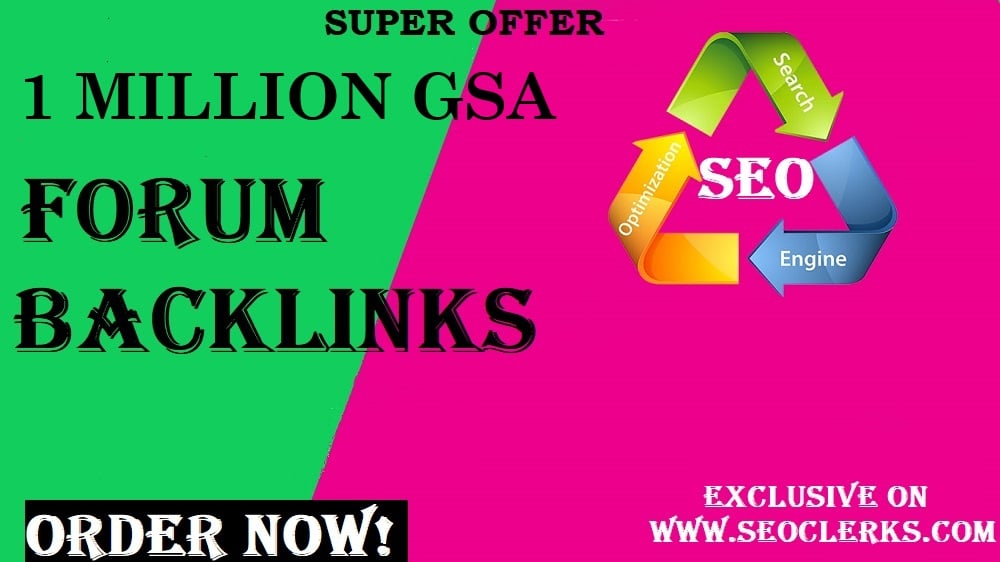 100,000 GSA SER Forum BACKLINKS for Google SEO rankin...
