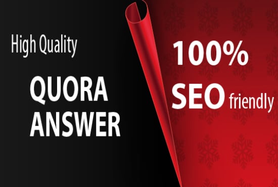 Promote Your Website with niche Relevant Powerful 5+ Quora Answer Backlinks