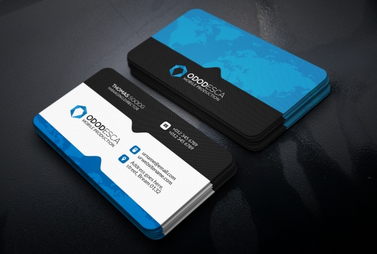 I will create business card, minimal luxury business card