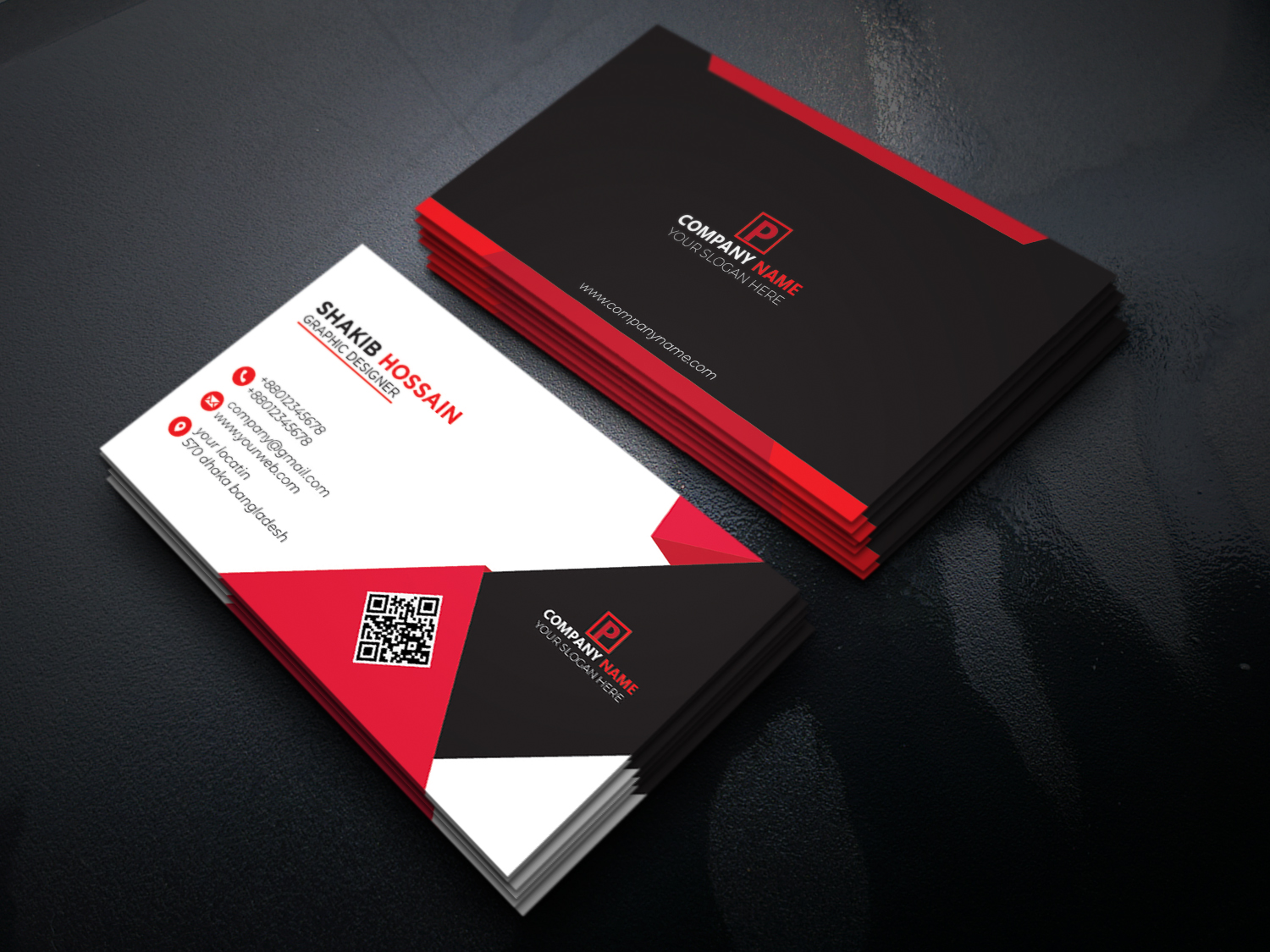 i will make impactful business card for you