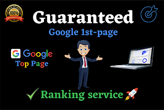 Get Offer Guaranteed Google 1st Page Ranking with White Hat Link building