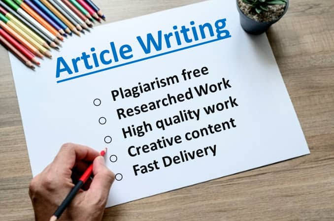 I will write 1000 words article for your blog and web...