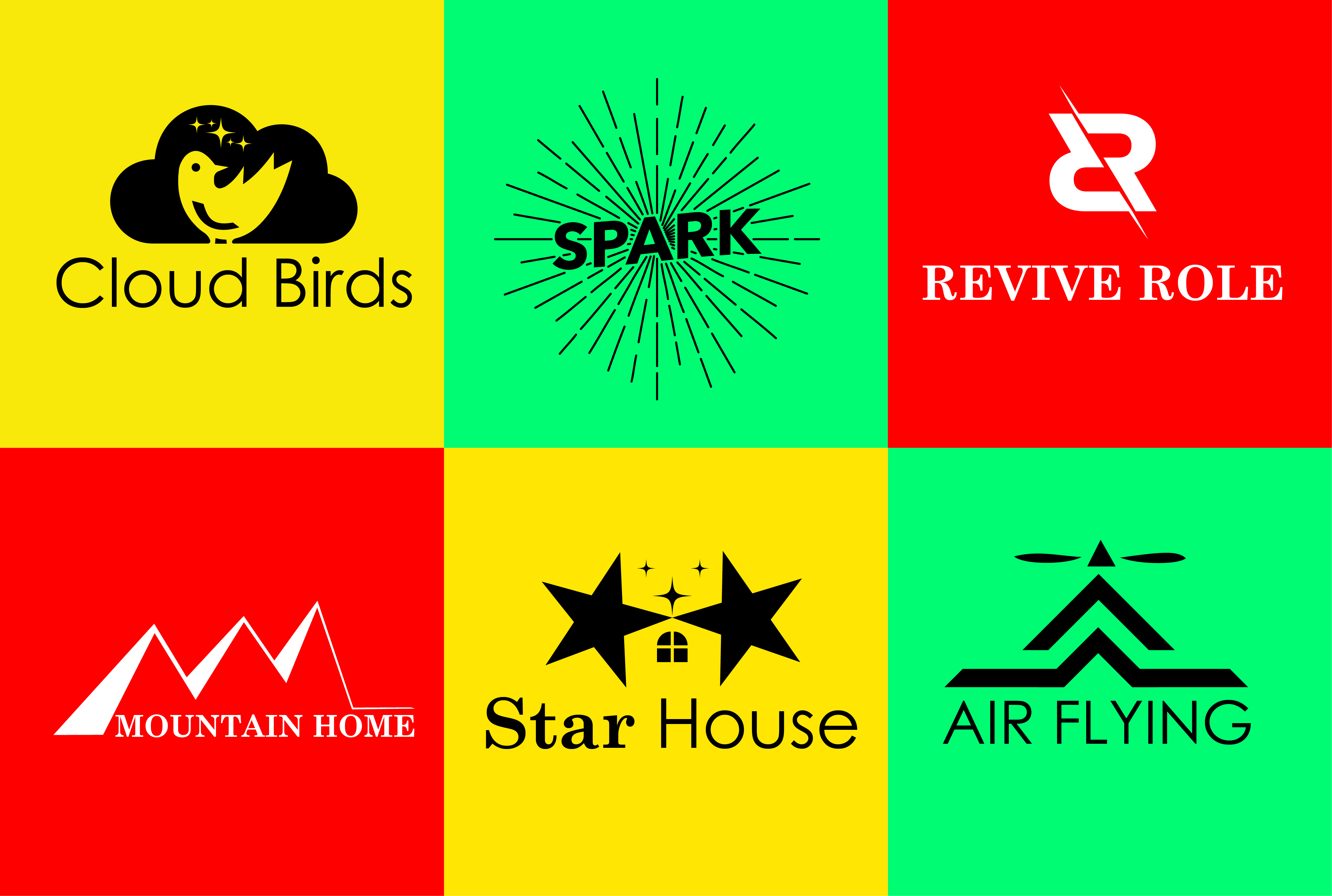 I will do minimalist creative typography logo design