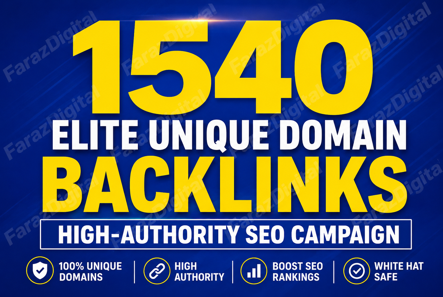 1540 Elite Unique Domain Backlinks with Diversified High-Authority SEO Campaign