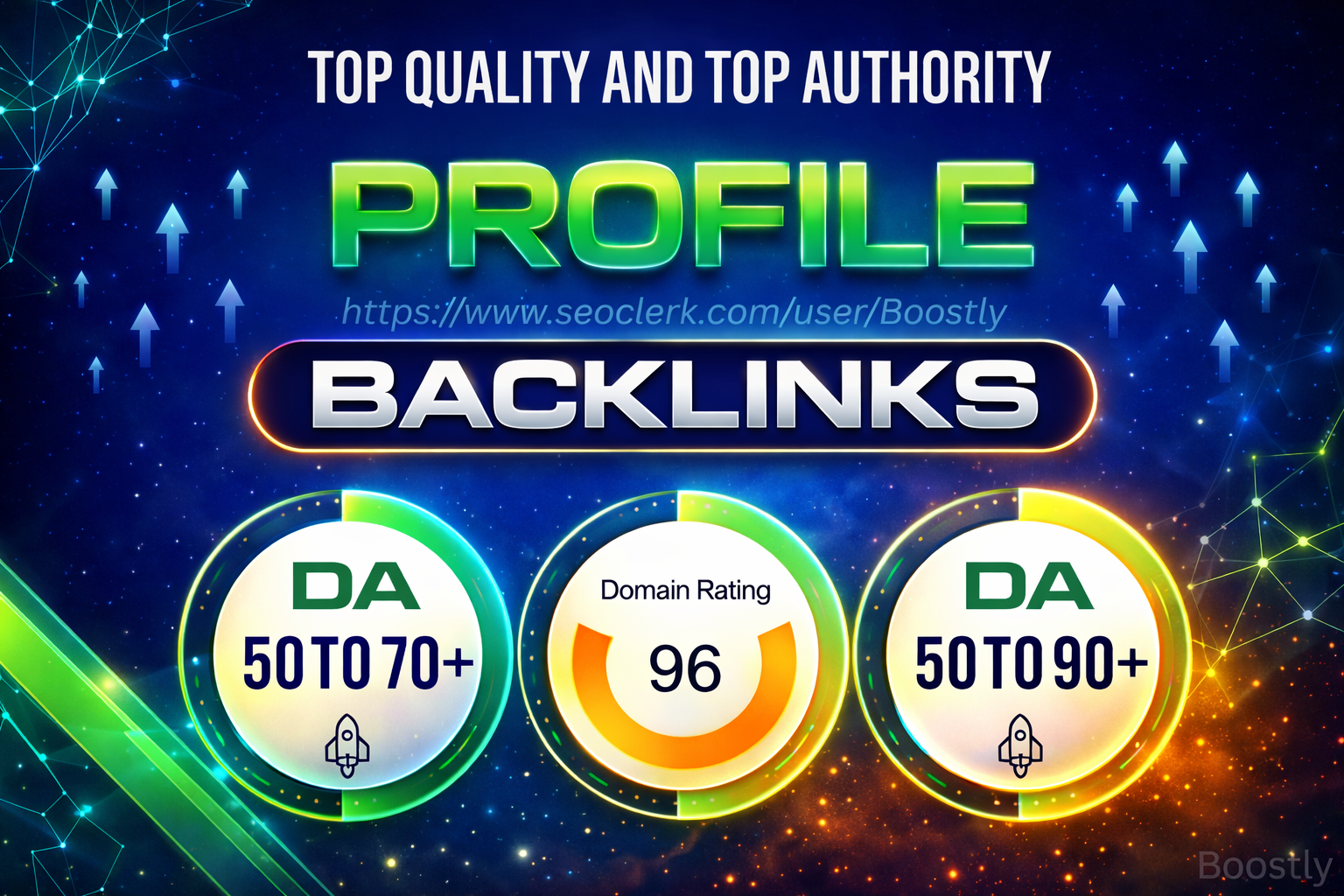 I will do 150 high da profile backlinks manually
