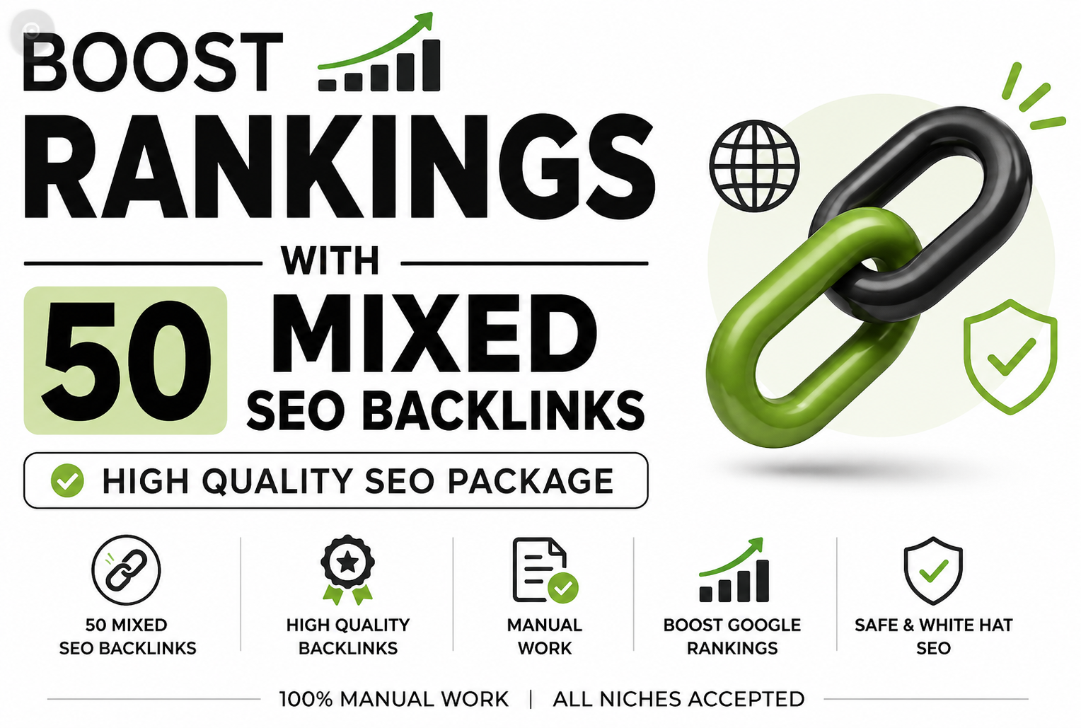 Boost Rankings with 50 Mixed SEO Backlinks High Quali...