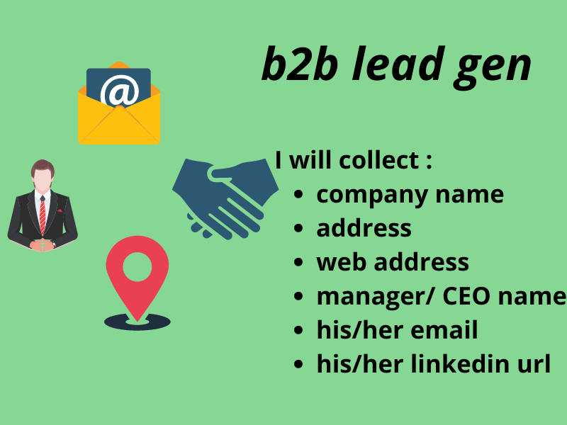 collect 50 b2b leads for you in 2 days 
