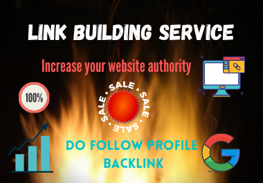 create hand made SEO profile backlinks for link building for your site