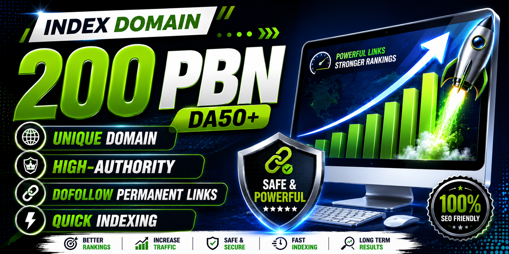 Get 200 High-Authority DA50+ PBN Dofollow Permanent Backlink Quick Indexing