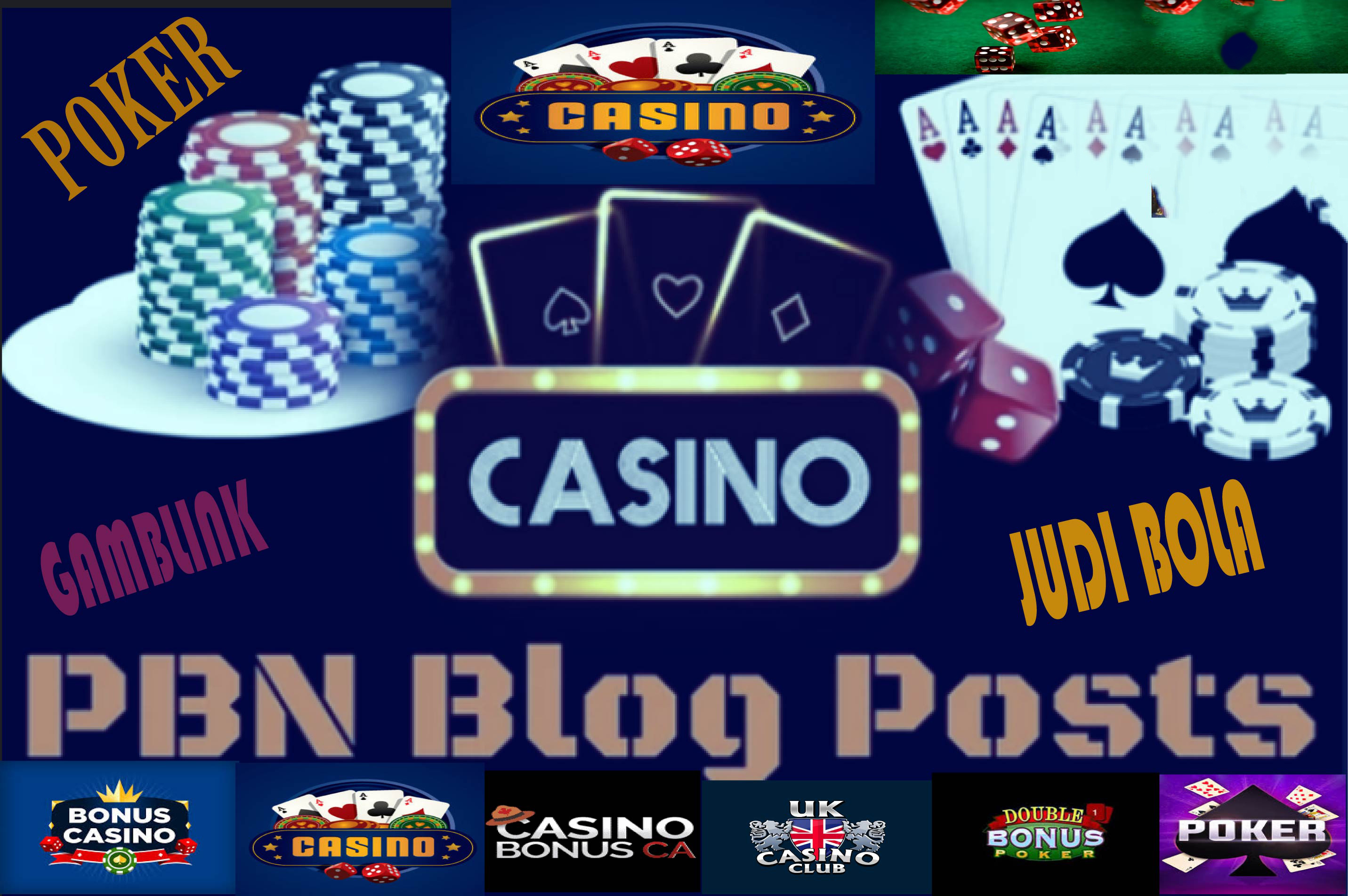 1000 PBNs All DA 50plus Blogpost From Casino, Gambling, Poker, Judi Related