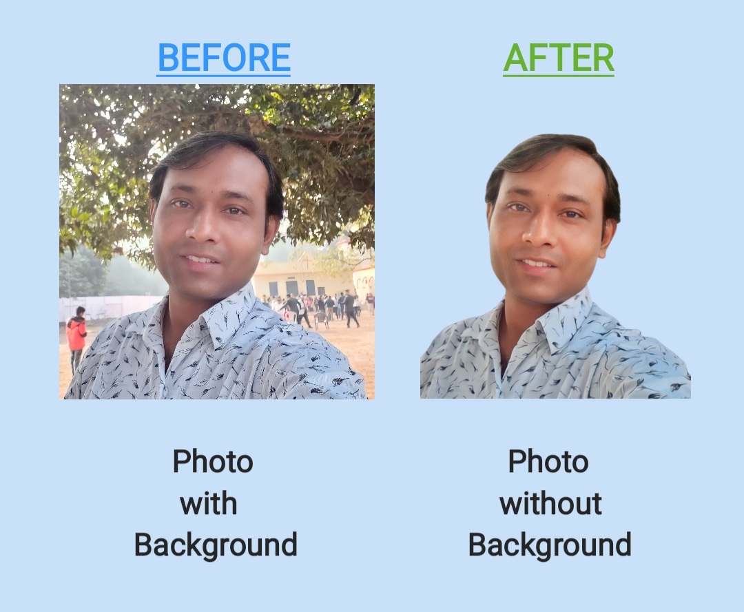 We remove background of your photos in short time 
