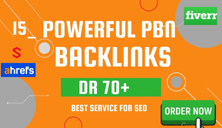 15 premium quality DR 60 to 80 pbn do follow backlinks