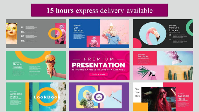 I will modern Powerpoint presentation template design ppt slides