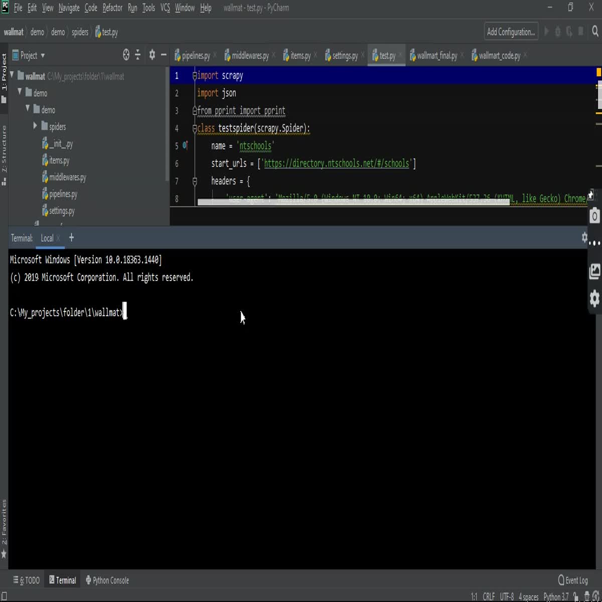 Web Automation &Scraping in python