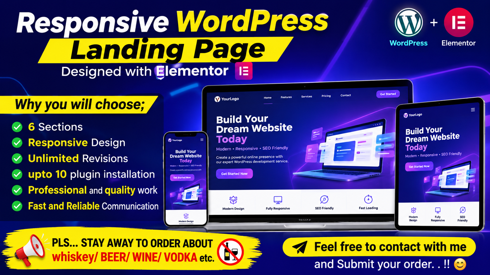 I will build responsive ecommerce wordpress website, ...