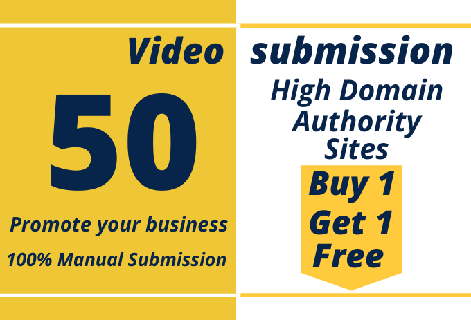 I will do manual video submission & upload on top...