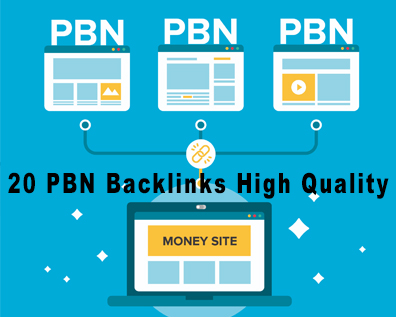 20 PBN Backlinks High Quality DA-PA 15-50 Permanent l...