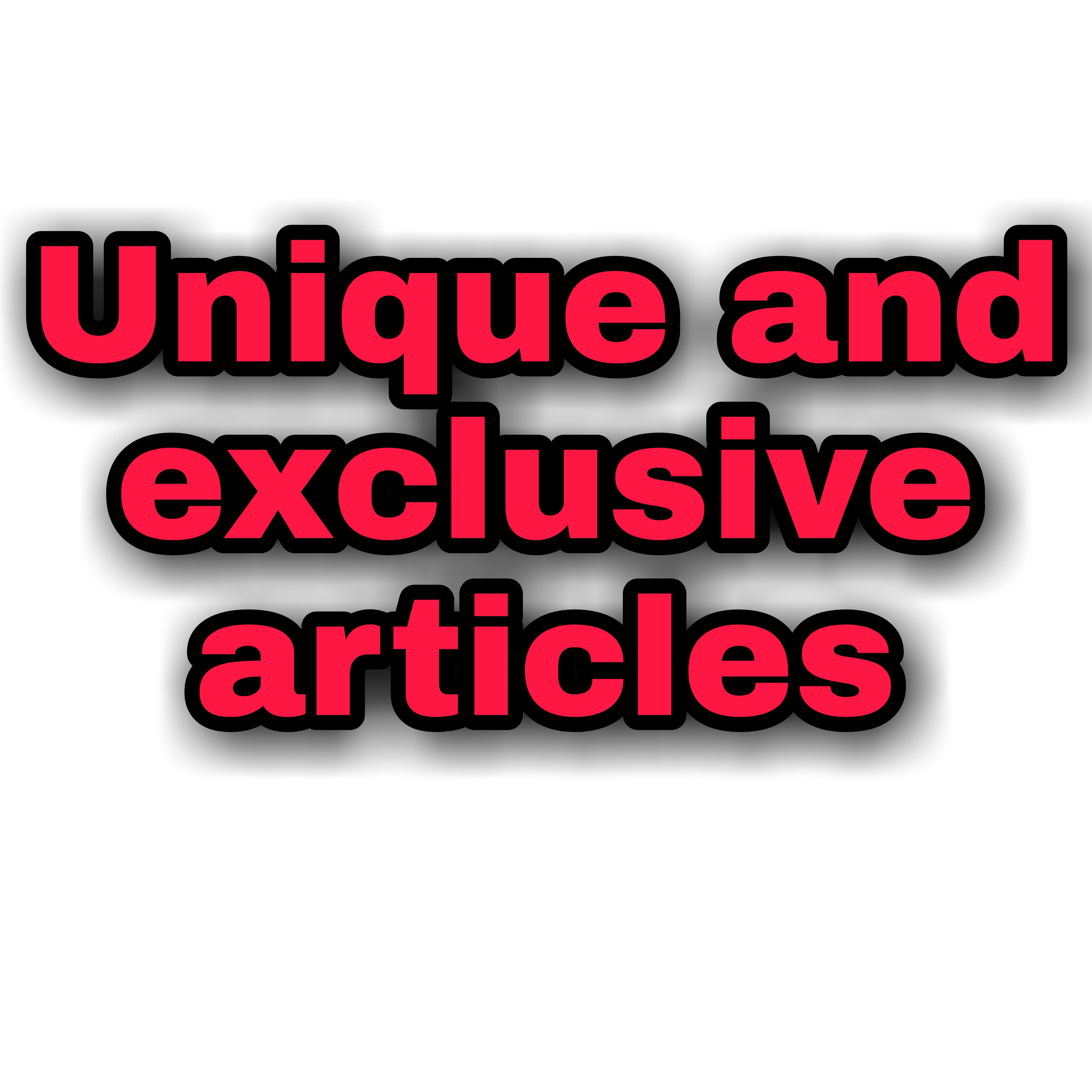 Writing an exclusive, unique article on any topic you want in the world that no person has written o