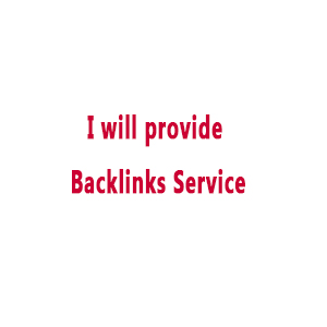 I will provide backlink service for your website