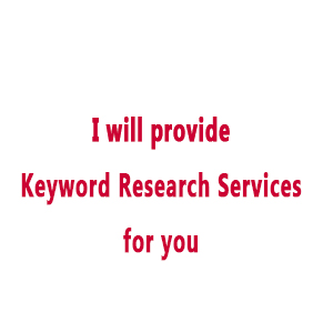 I will provide keyword research 