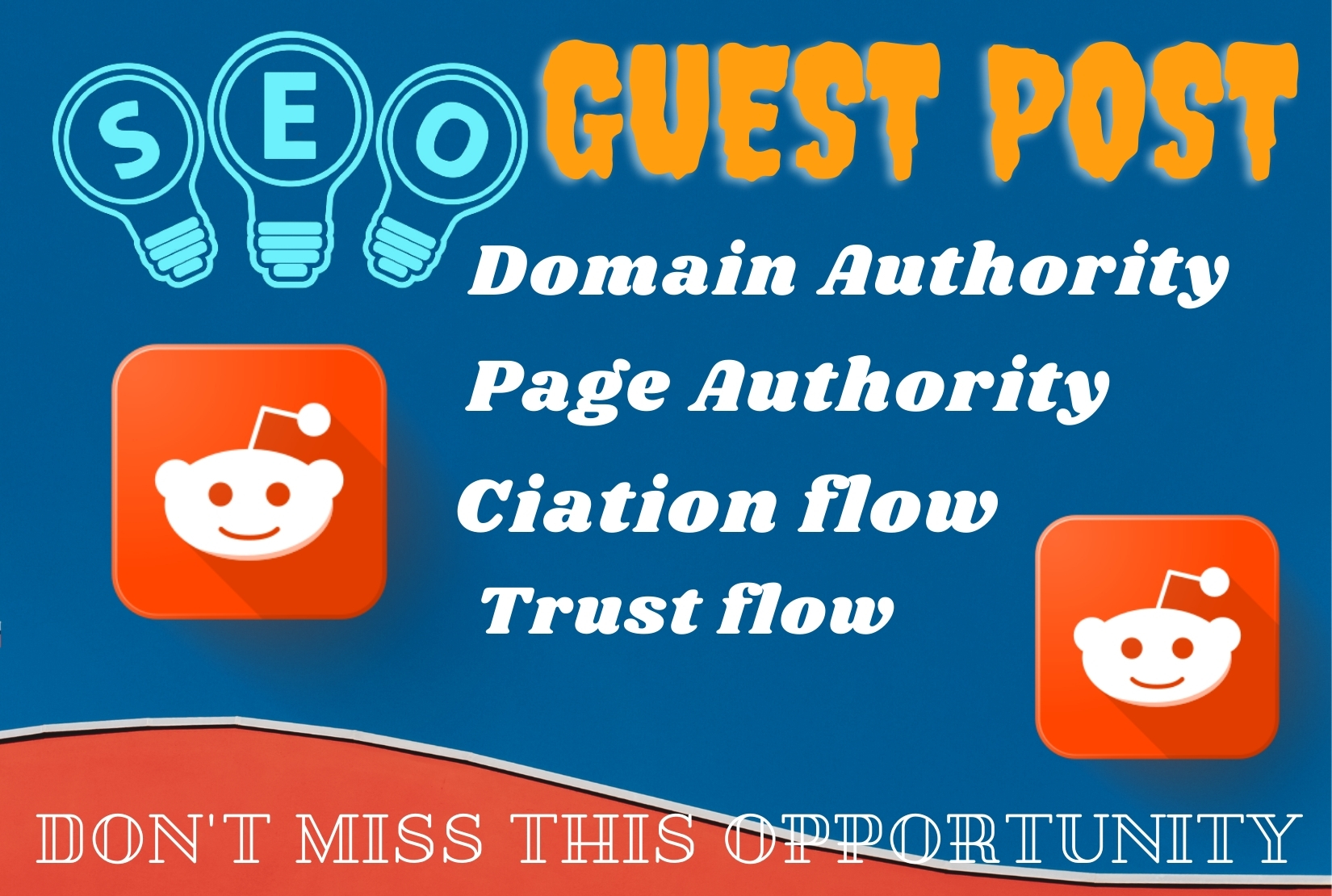 Write and publish 10 Guest post on Reddit.com - DA88