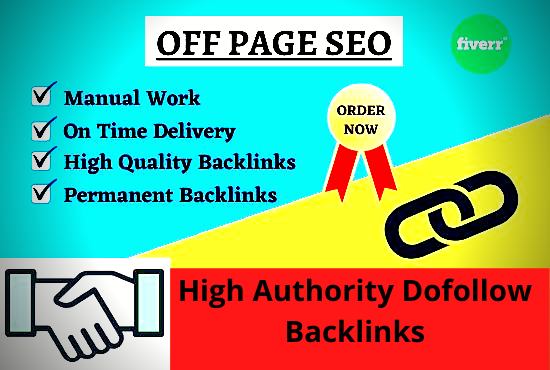 I will build high authority 50+dofollow SEO Backlinks