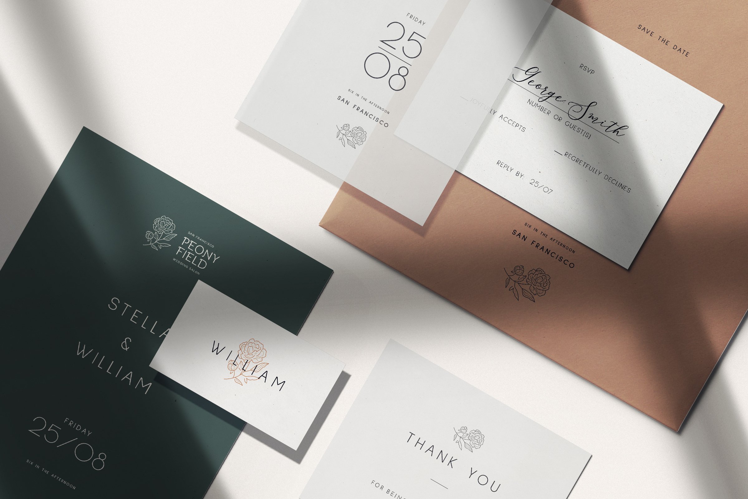 Floral Logo Kit design high quality 