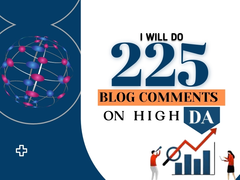 I Will do 225 do follow blogComments with High DA