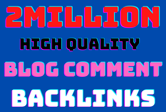 I will blast 2M GSA highly verified blog comment backlinks your website Rangking on google