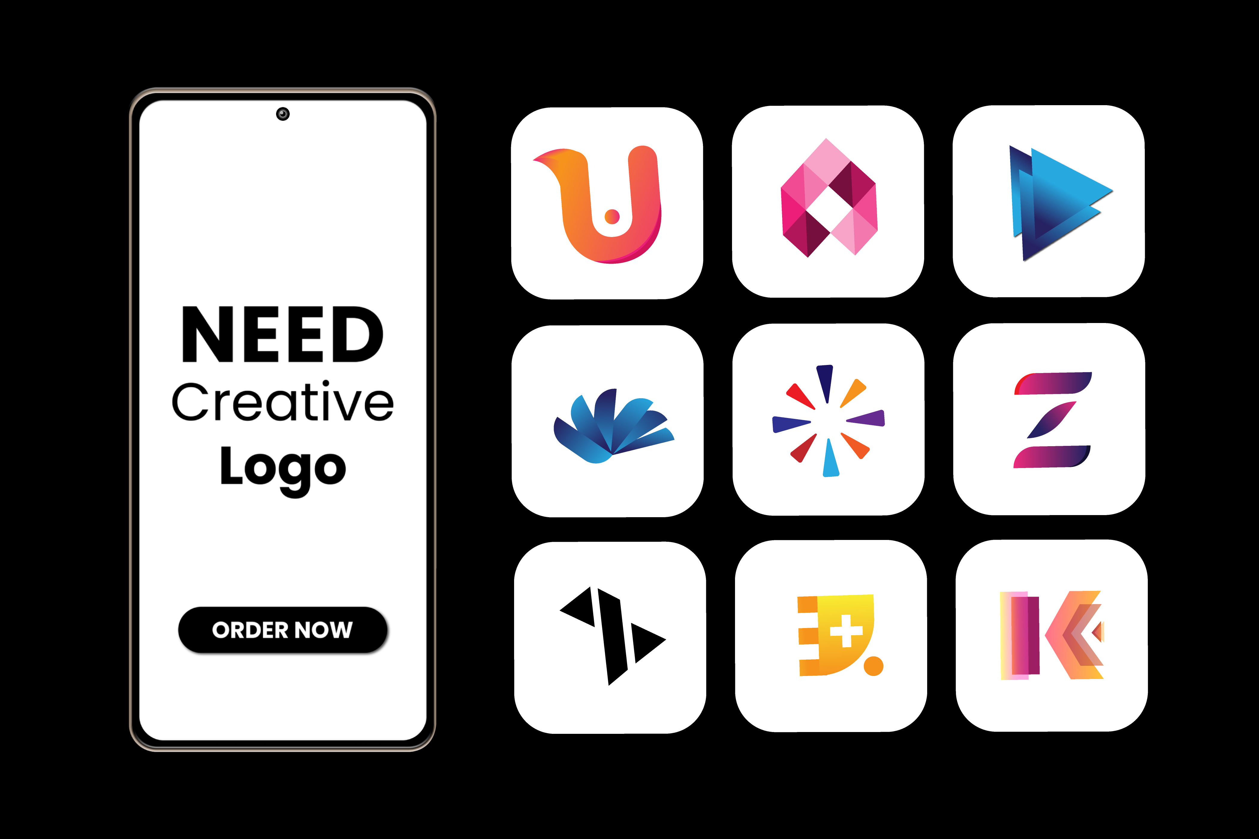 I will design your App or website modern Logo and Icon 