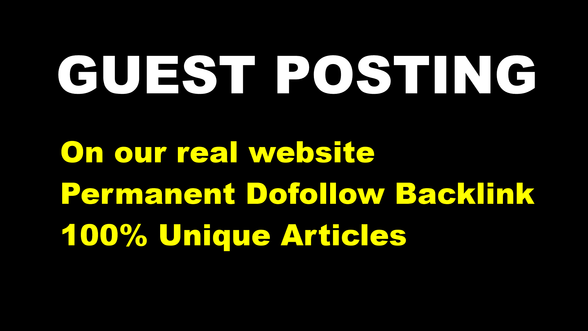 Guest Post on our Website, Permanent Dofollow Backlink