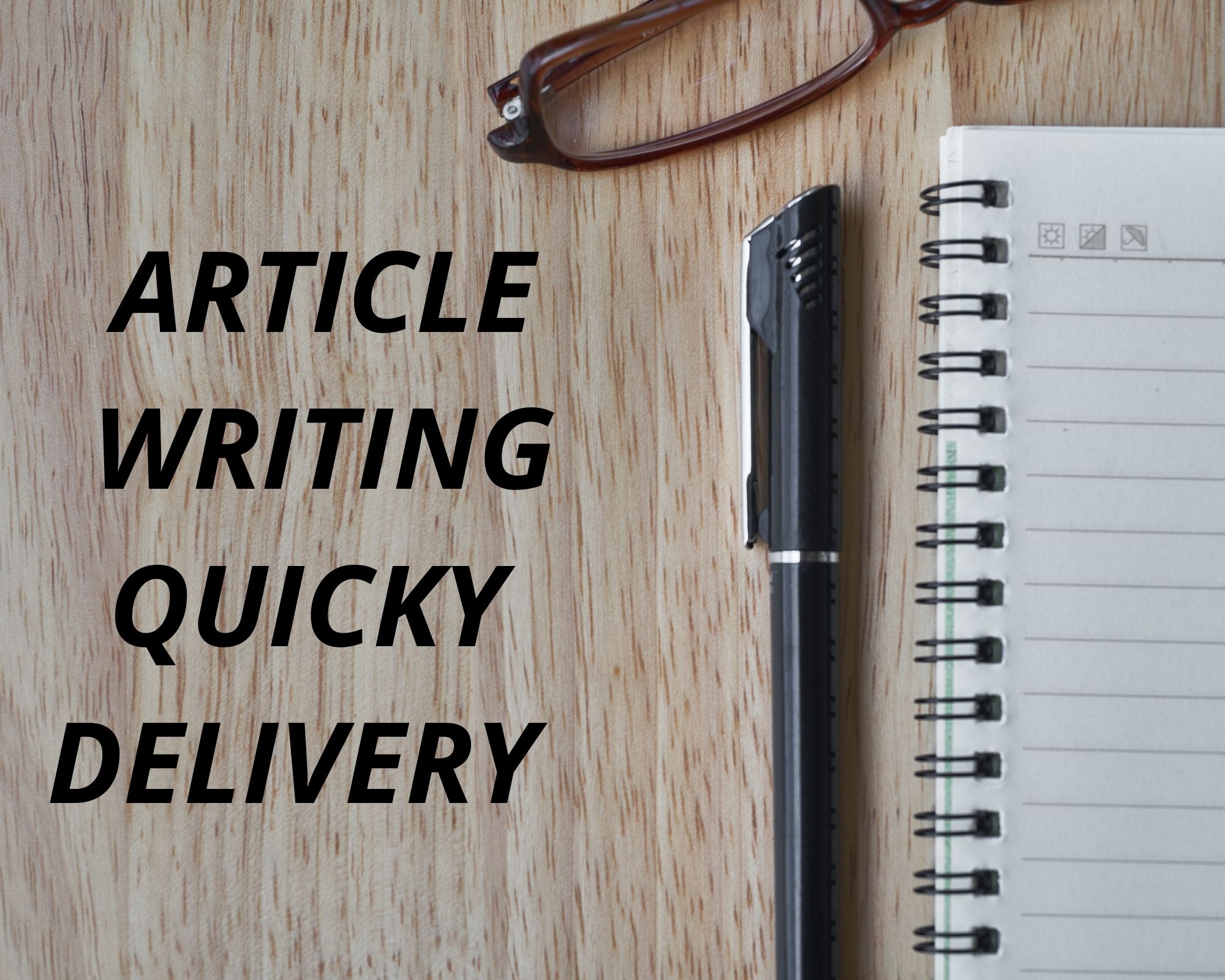 I will only write article for your business