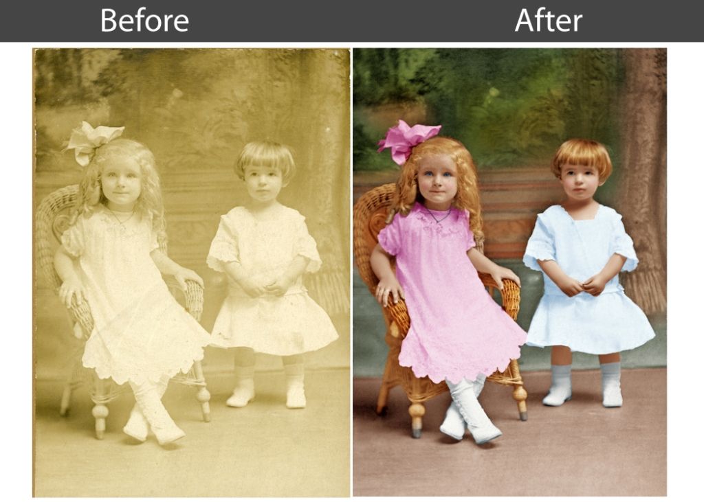 Black and white photo Restoration
