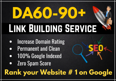 Build Manual High Quality SEO Dofollow Backlinks Authority Link Building Service