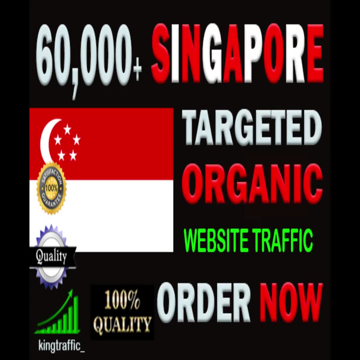 60,000 High Quality Singaporean web visitors real targeted Genuine web traffic from Singapore