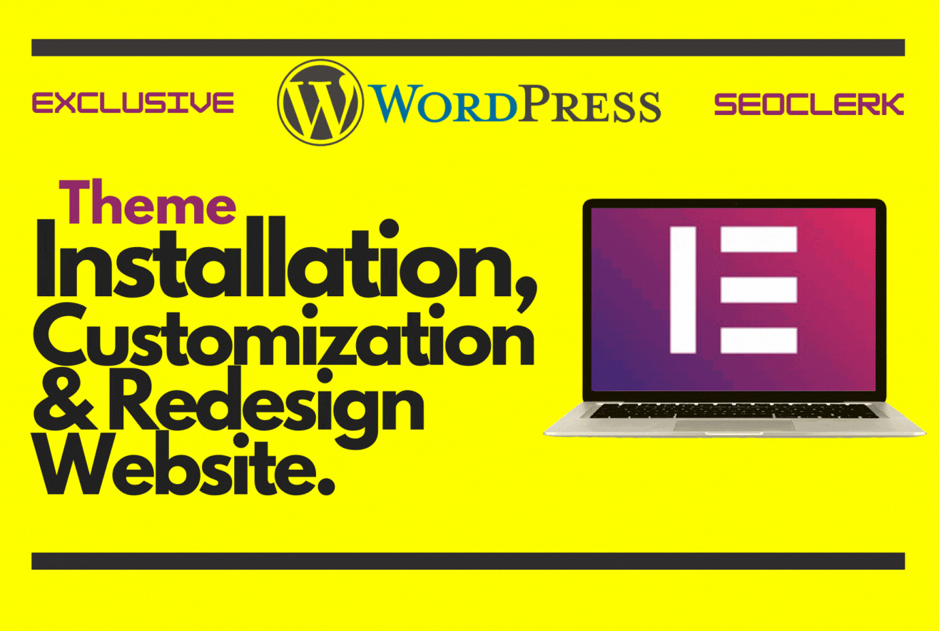 I will Install Wordpress theme or plugin or customize...