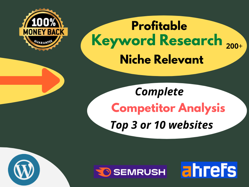 I will do Profitable Keyword Research & Complete ...