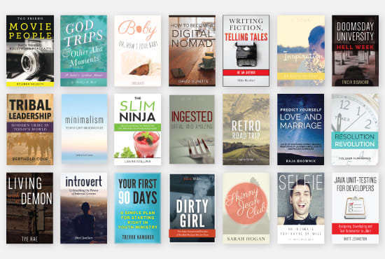 design a modern & unique 5 ebook covers