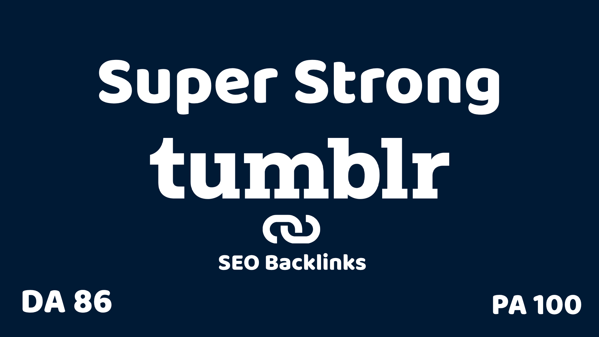 I Will Build Super Strong Contextual Tumblr Backlinks...