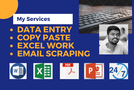 I will do perfect data entry, copy paste and web research services