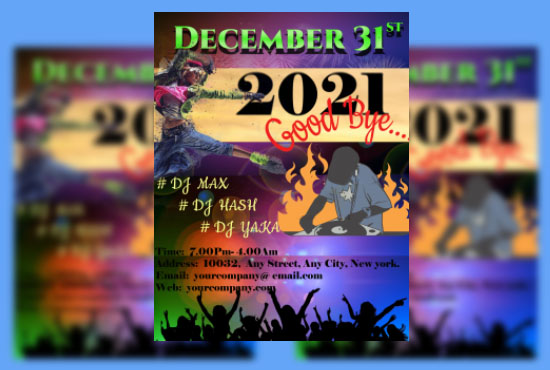 I do unique, minimalist Flyers for your Events & your business.